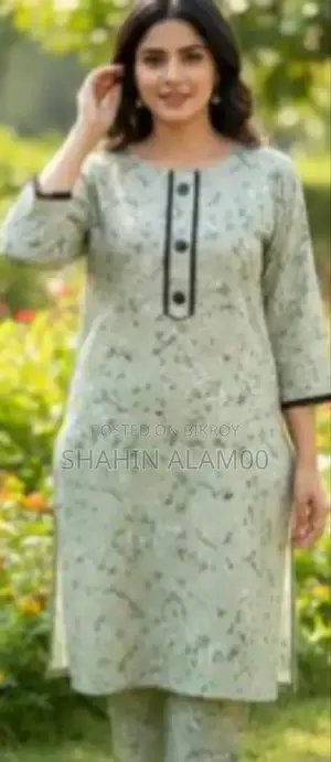 Exclusive Cotton 2-Piece (Kurti & Pant)