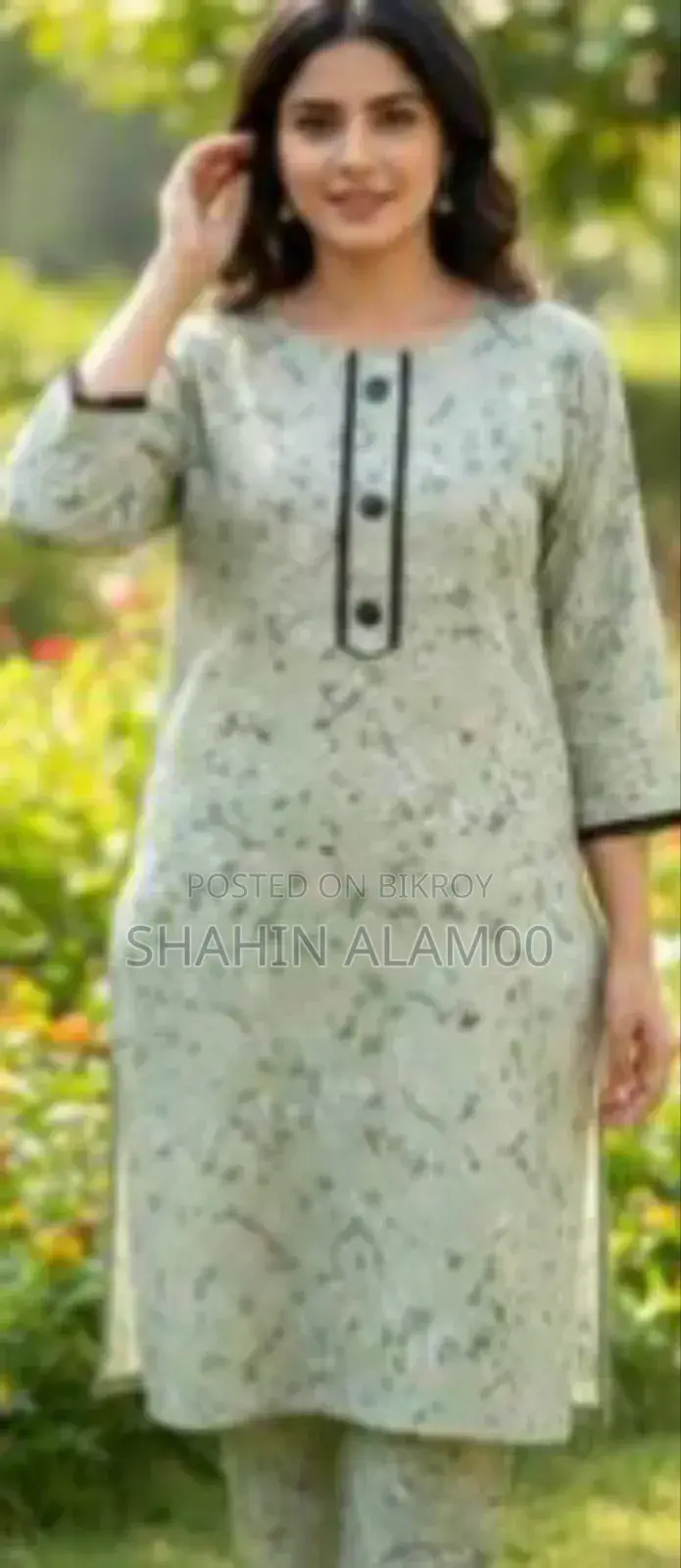 Exclusive Cotton 2-Piece (Kurti & Pant)