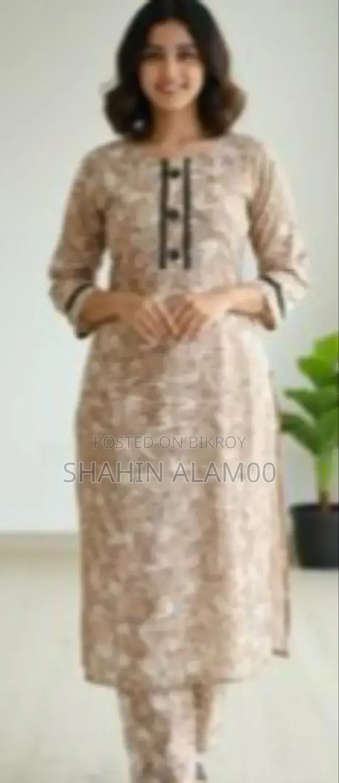 Exclusive Cotton 2-Piece (Kurti & Pant)