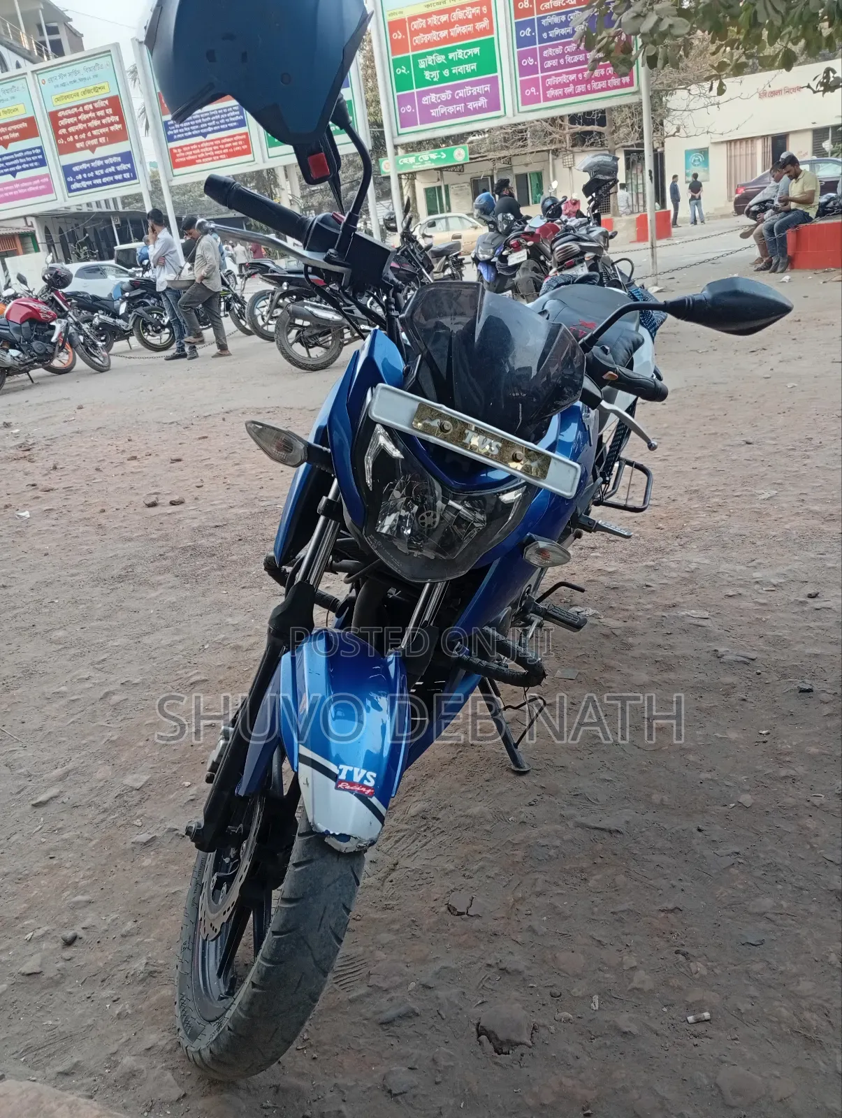 TVS Apache 160 4V 2020 Blue