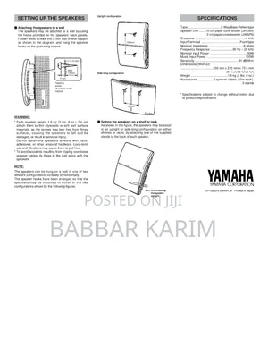 Yamaha Speaker