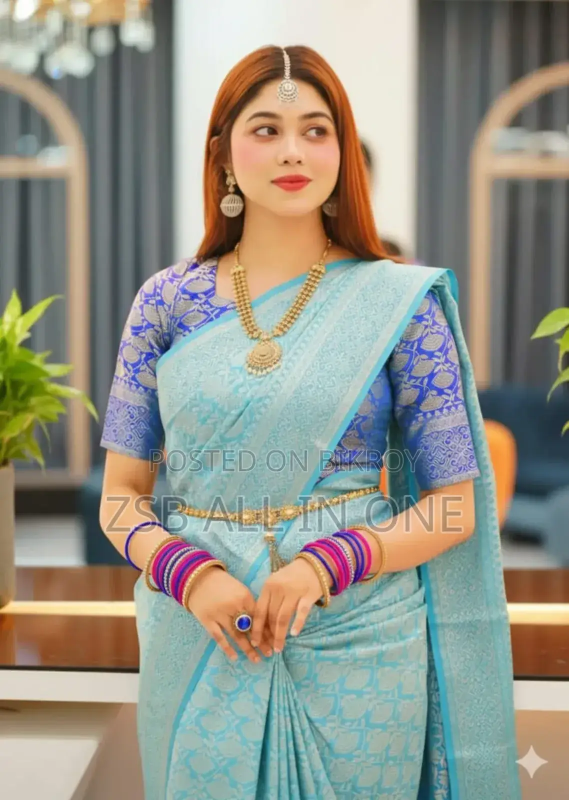 Silk Katan Saree With Blouse Piece