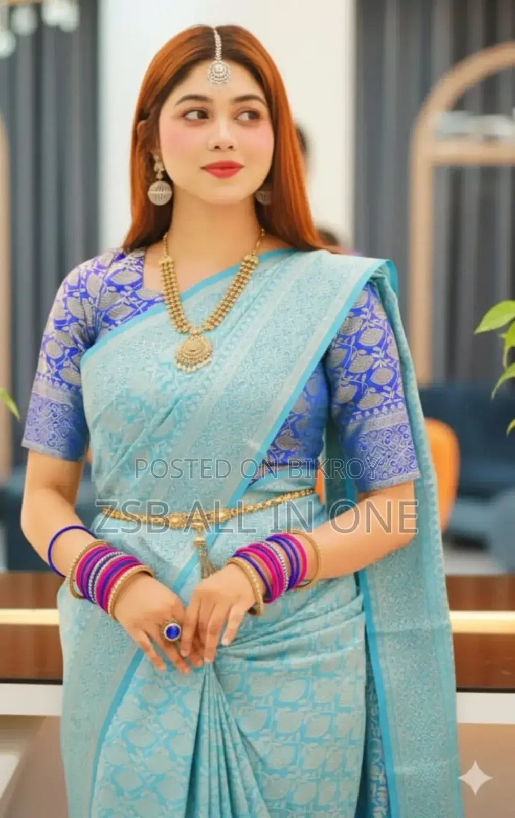 Silk Katan Saree With Blouse Piece