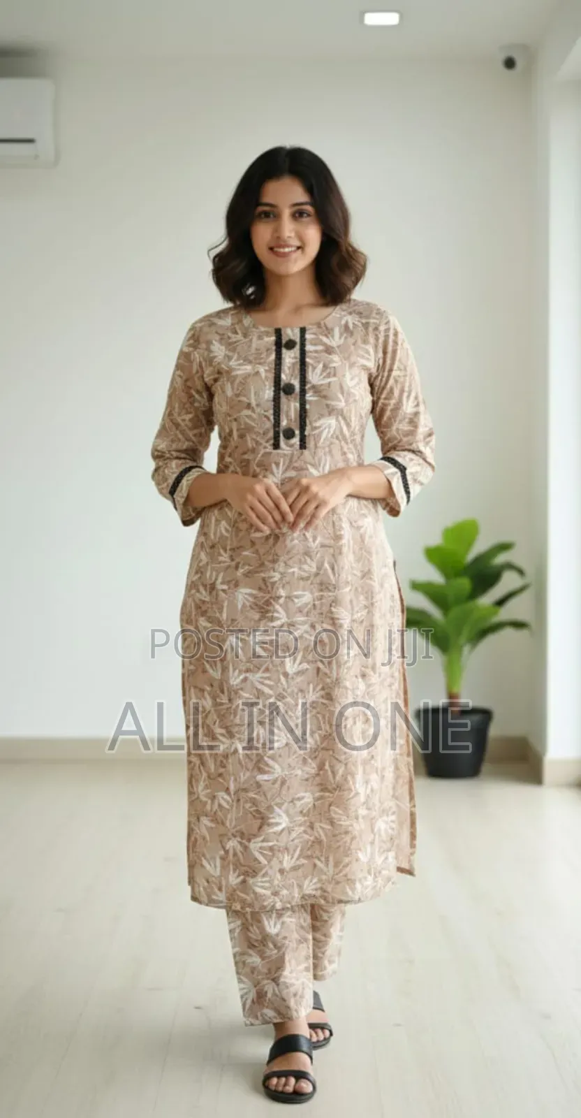 Exclusive Cotton 2-Piece (Kurti and Pant)