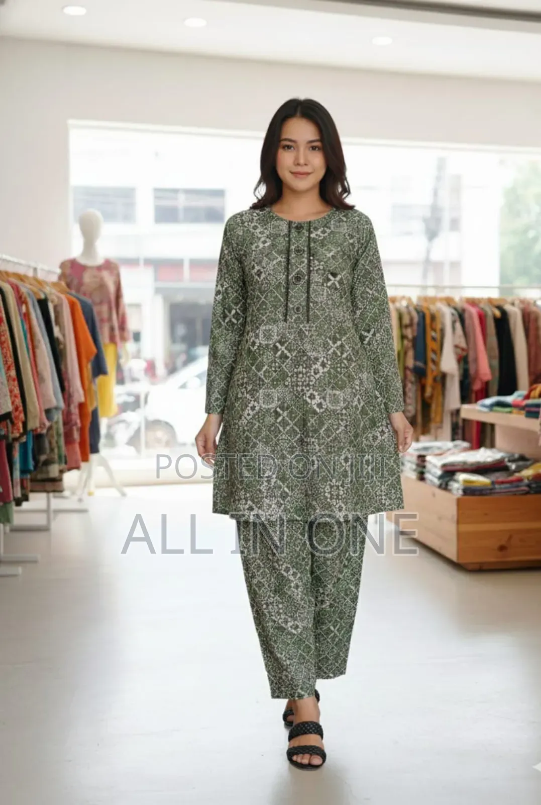 Exclusive Cotton 2-Piece (Kurti and Pant)