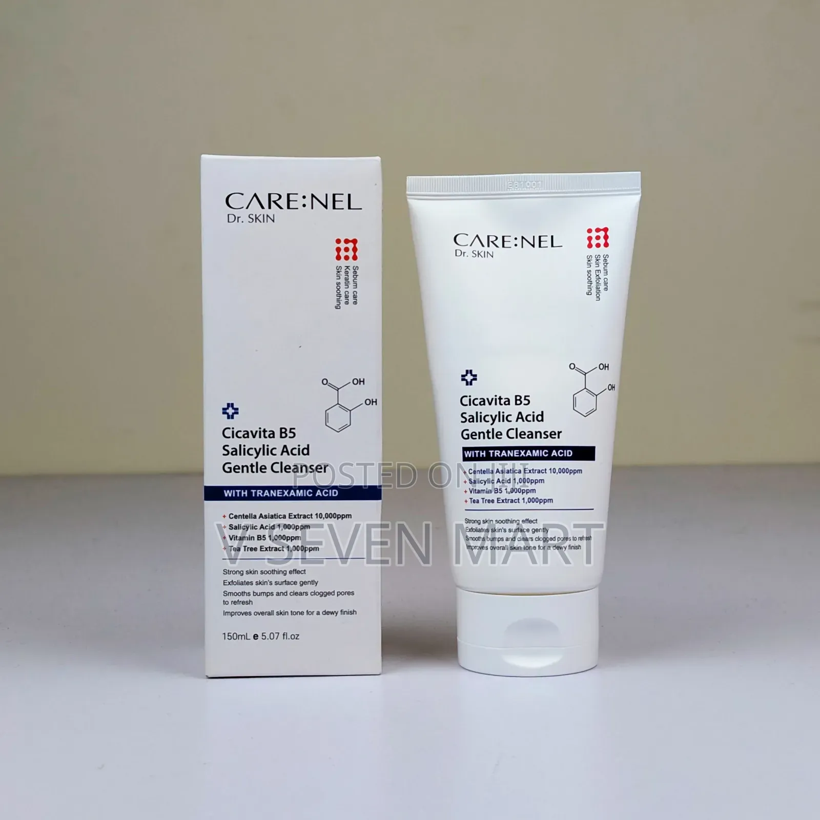 Carenel Cicavita B5 Salicylic Acid Gentle Cleanser (100% Original)