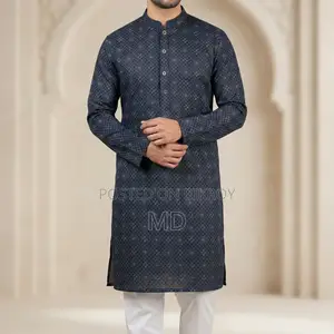 (12850) Men's Cotton Luxury Punjabi
