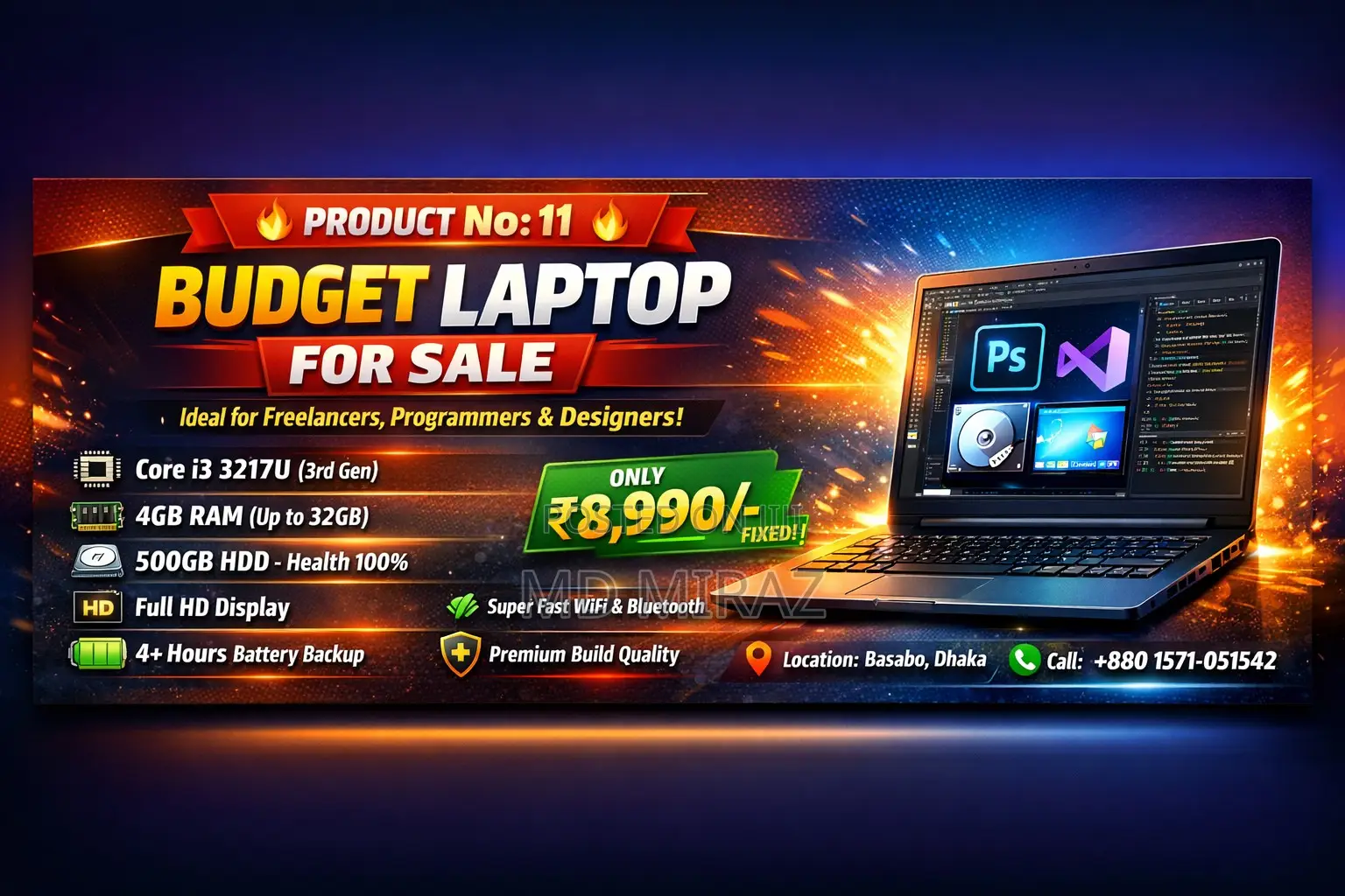 New Laptop Dell Inspiron 15 4GB Intel Core I3 HDD 3T