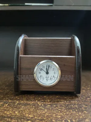 Pen Holder With Clock or Multipurpose Pen Holder