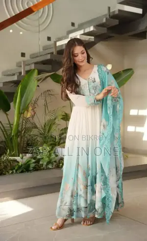 প্রিমিয়াম ইন্ডিয়ান জর্জেট থ্রি পিস
