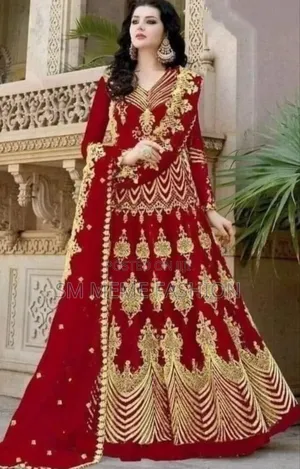 রাজকীয় জর্জেট বা সিল্ক লেহেঙ্গা সেট