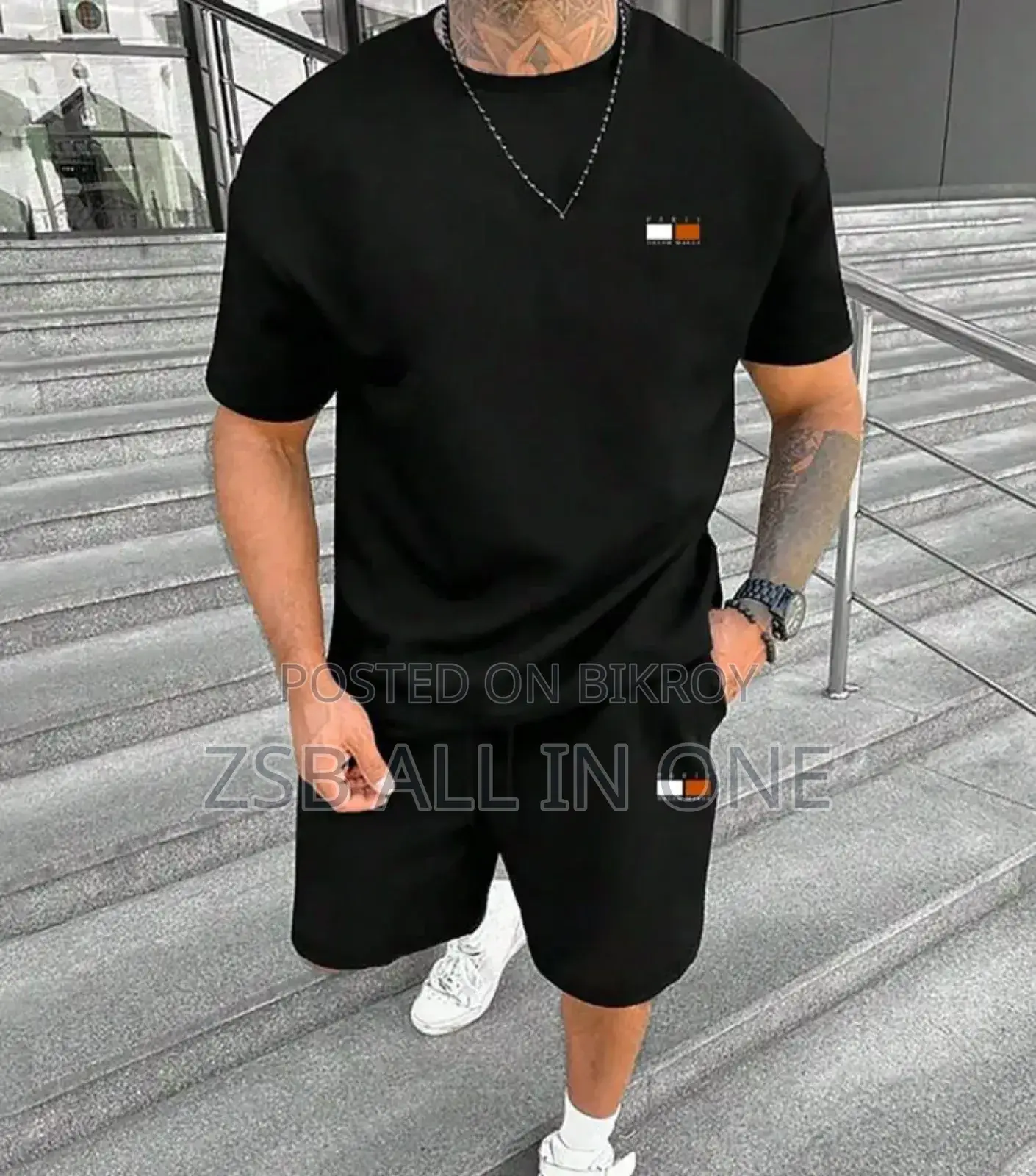 Premium Drop Shoulder T-Shirt & Pant Combo
