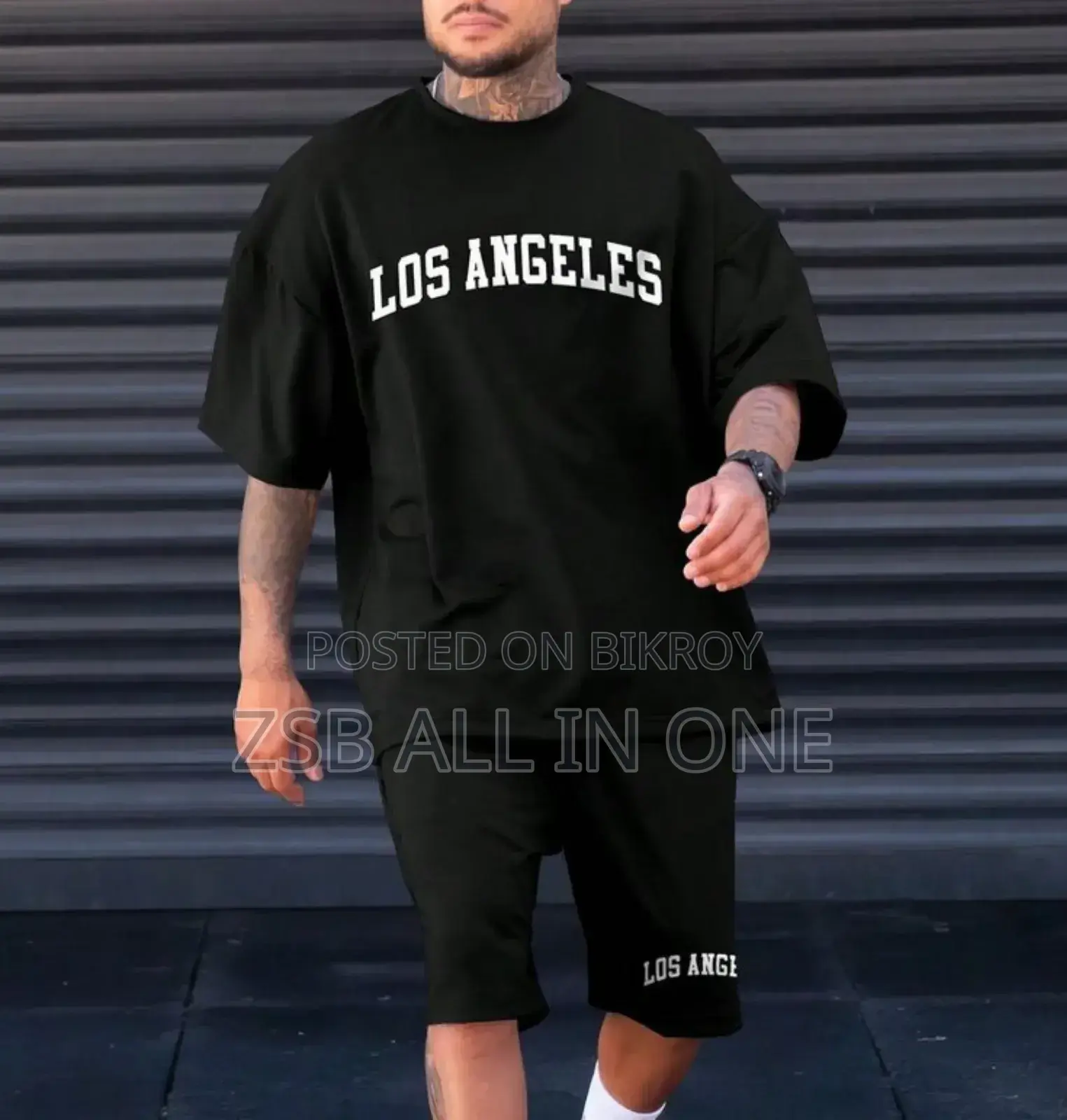 Premium Drop Shoulder T-Shirt & Pant Combo