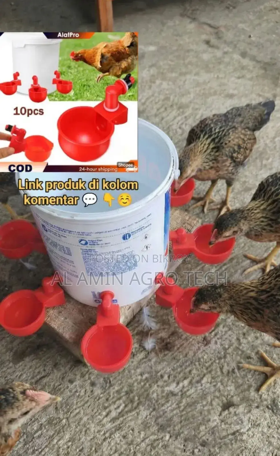 Automatic Chicken Drinker Cup | Poultry Water Feeder Cup