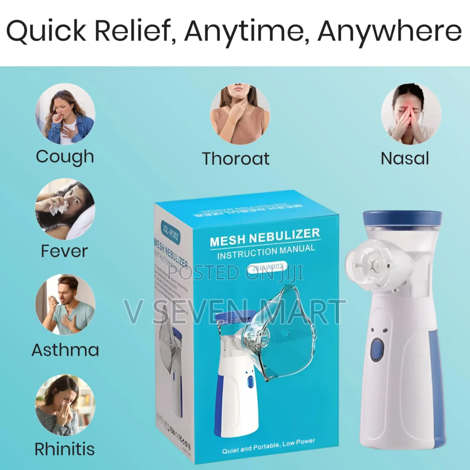 Portable Mesh Nebulizer JSL-W303