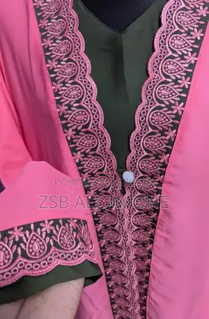 অরিজিনাল দুবাই চেরি ফেব্রিক বোরকা(হিজাবসহ)