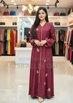Full Embroidery Burqa