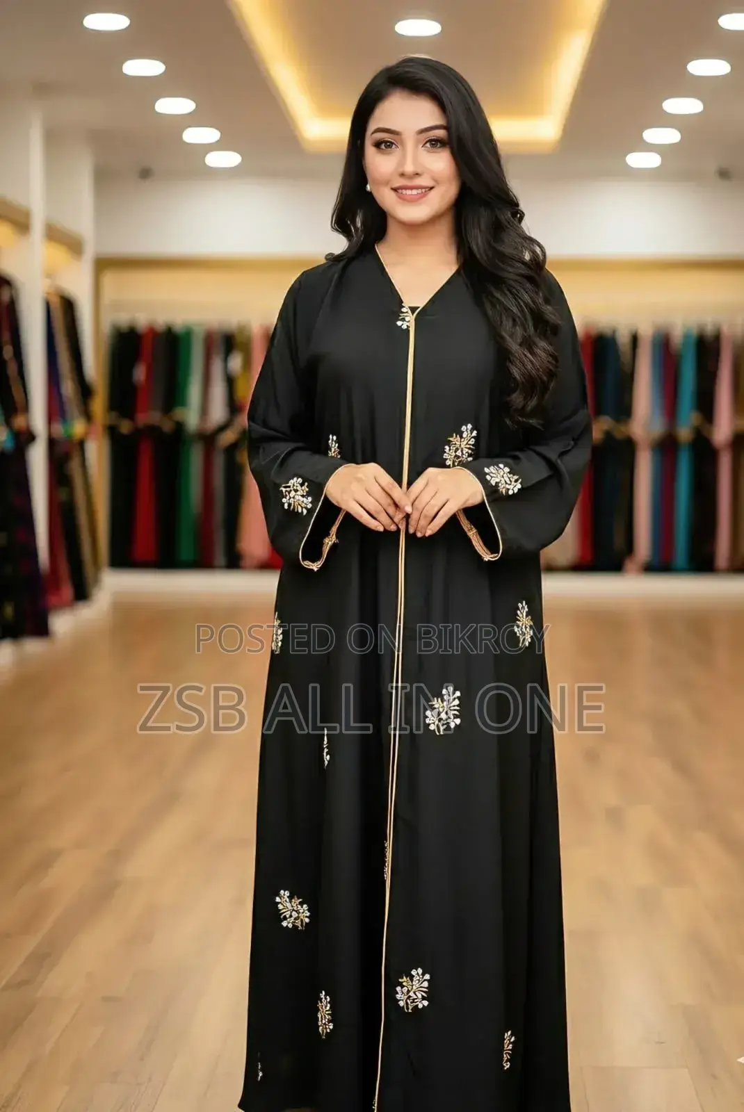 Full Embroidery Burqa