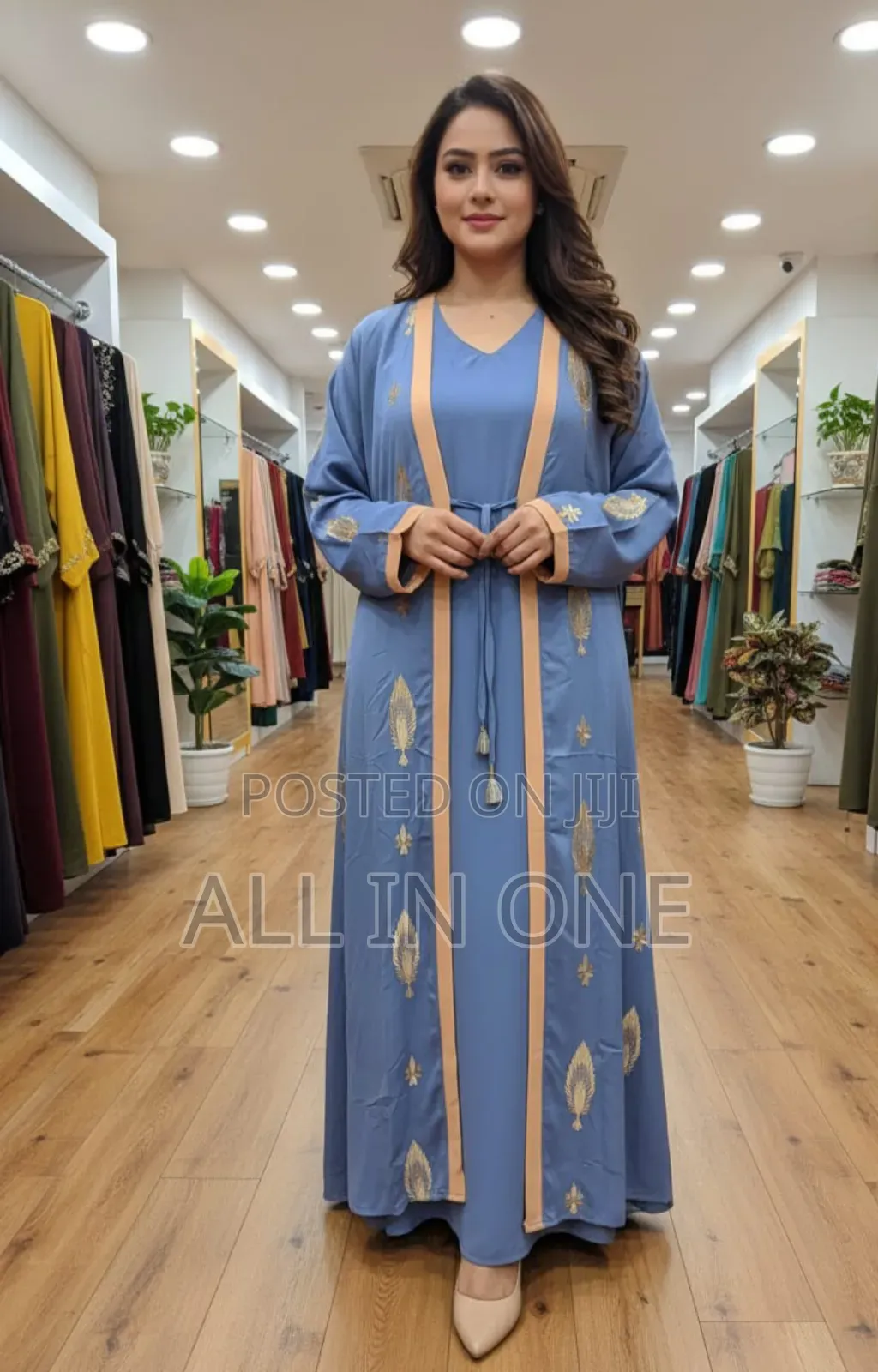 Original Dubai Cherry Fabric Burqa - Best Offer!