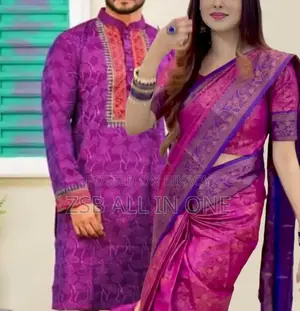 Premium Quality Katan Saree (Couple Dress)