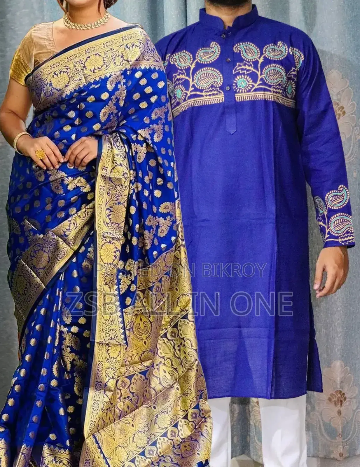 Premium Quality Katan Saree (Couple Dress)