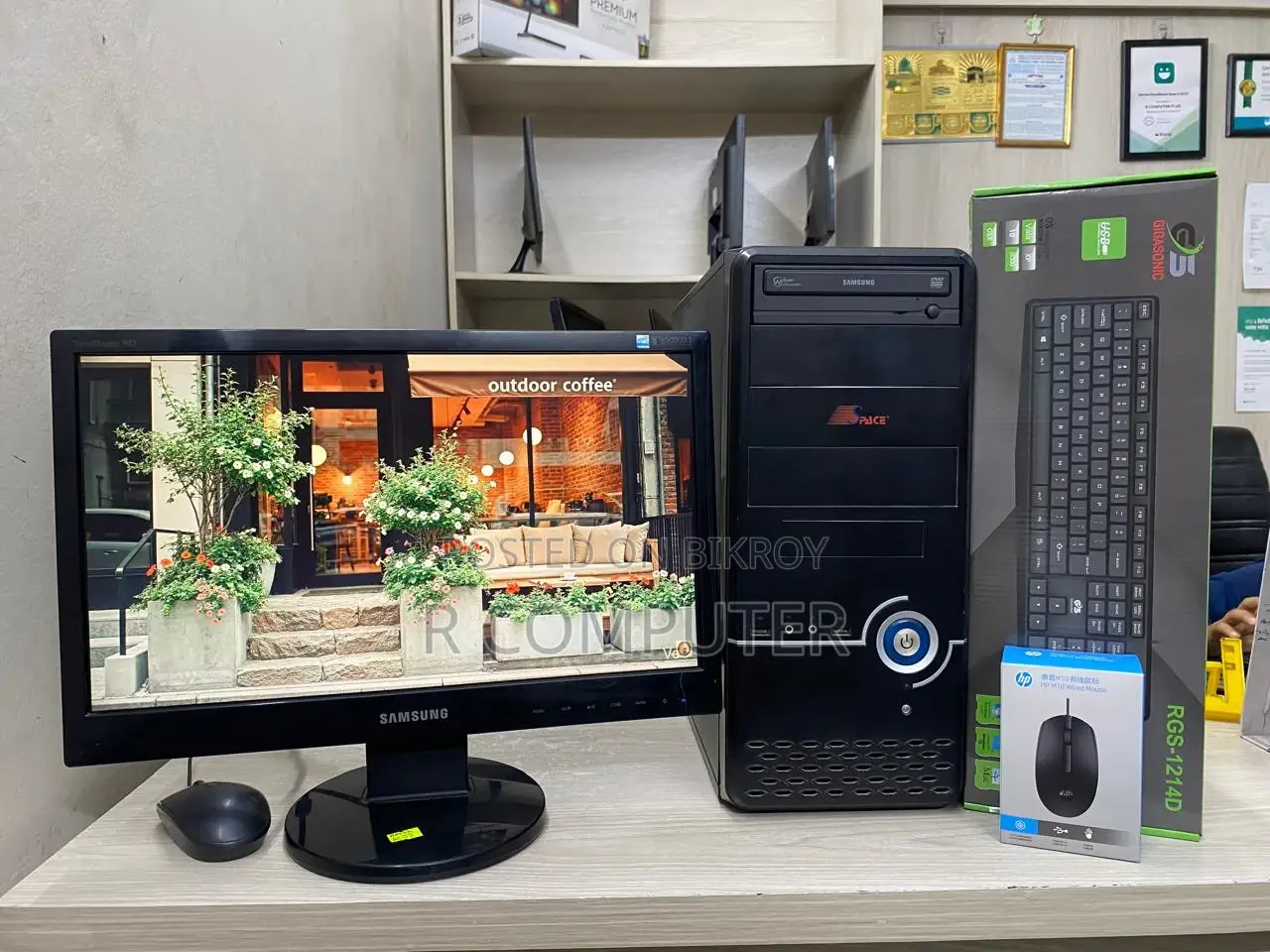 Desktop Computer 4GB Intel Core i3 SSD 128GB