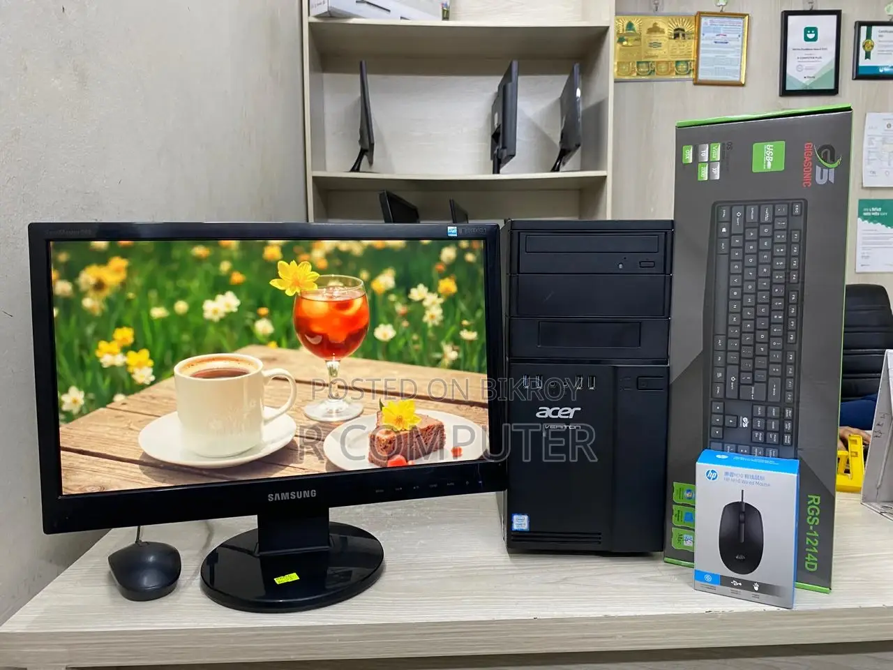Desktop Computer Acer 4GB Intel Core I3 SSD 256GB