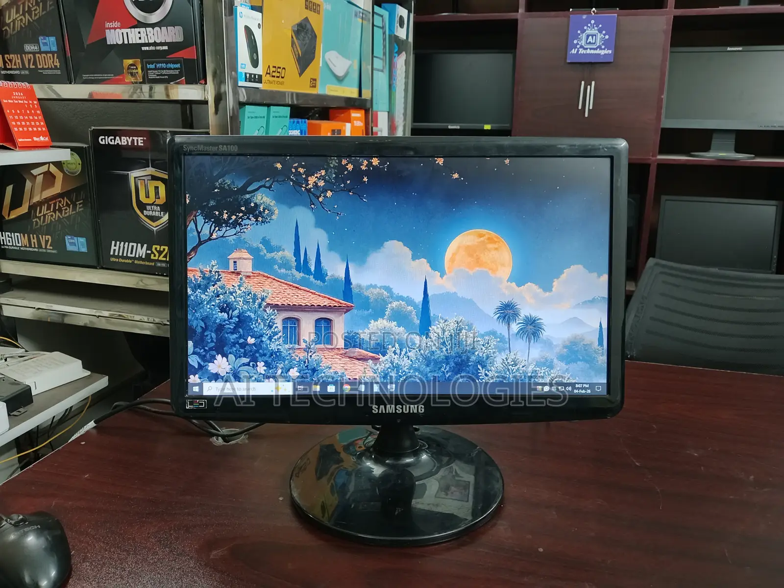 Samsung 19-inch HD+ Full Fresh Monitor | Model: S19A100