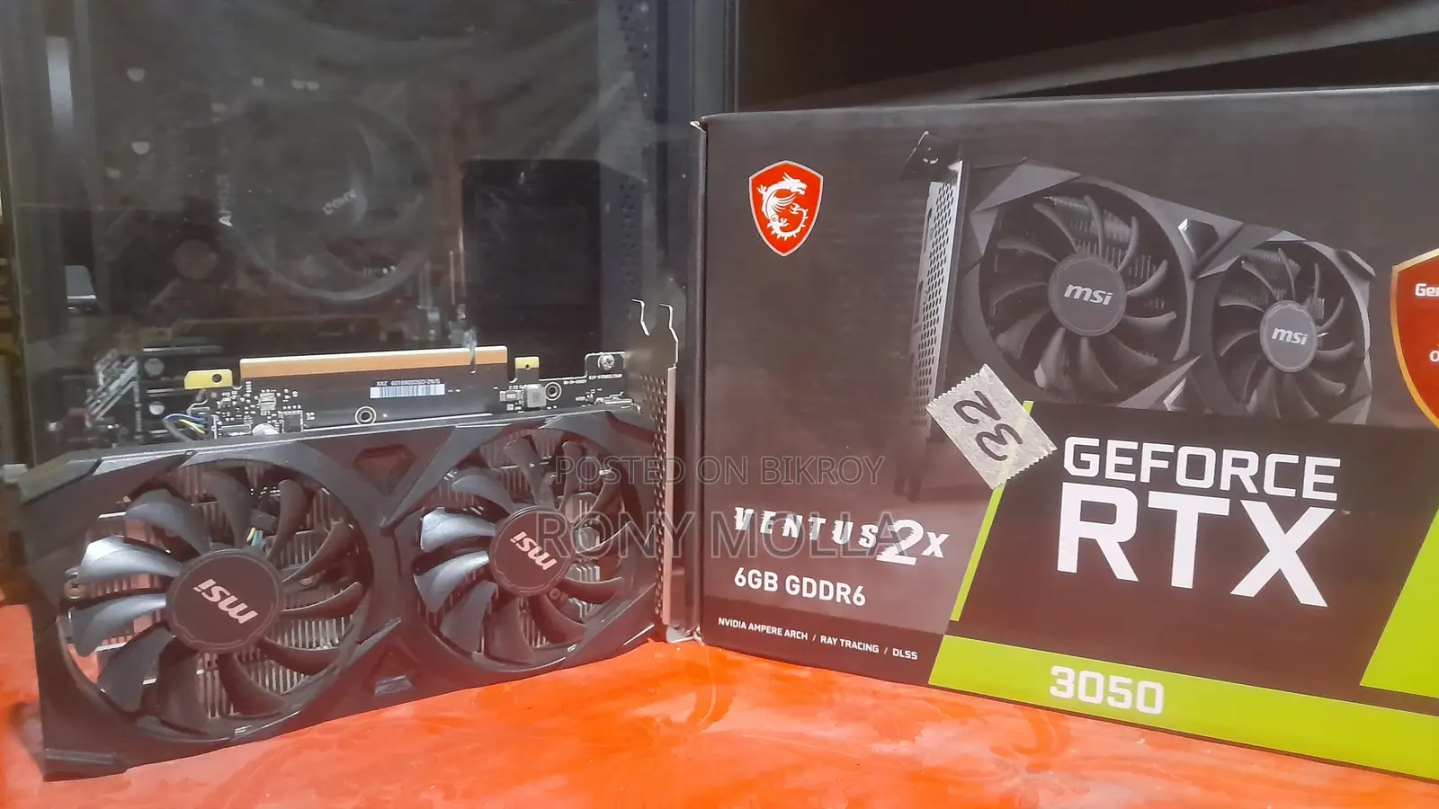 MSI GeForce RTX 3050 Ventus 2x 6G OC GDDR6 Graphics Card