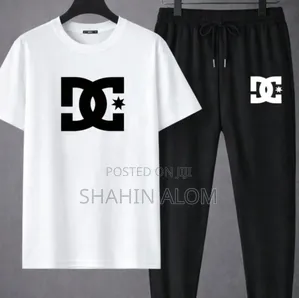 Trendy Mesh T-Shirt Trouser Combo