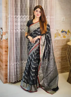 Kanjivaram Katan Sharee With Blouse Piece