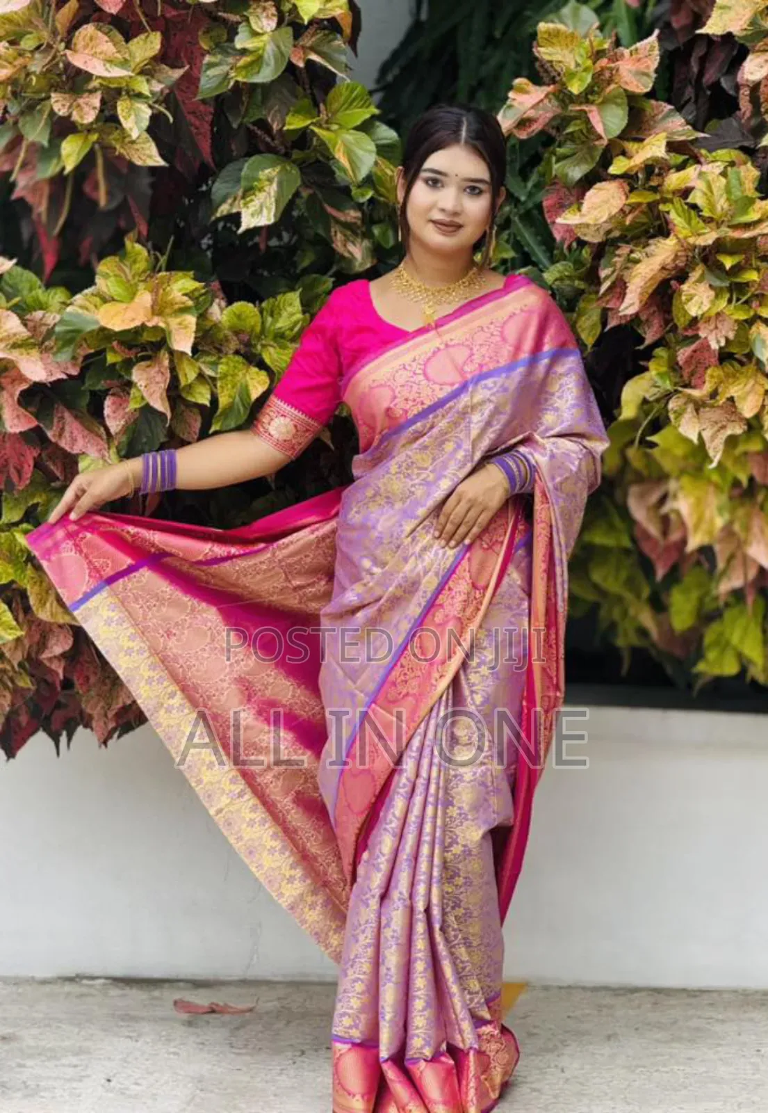 Kanjivaram Katan Sharee With Blouse Piece