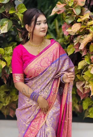 Kanjivaram Katan Sharee With Blouse Piece