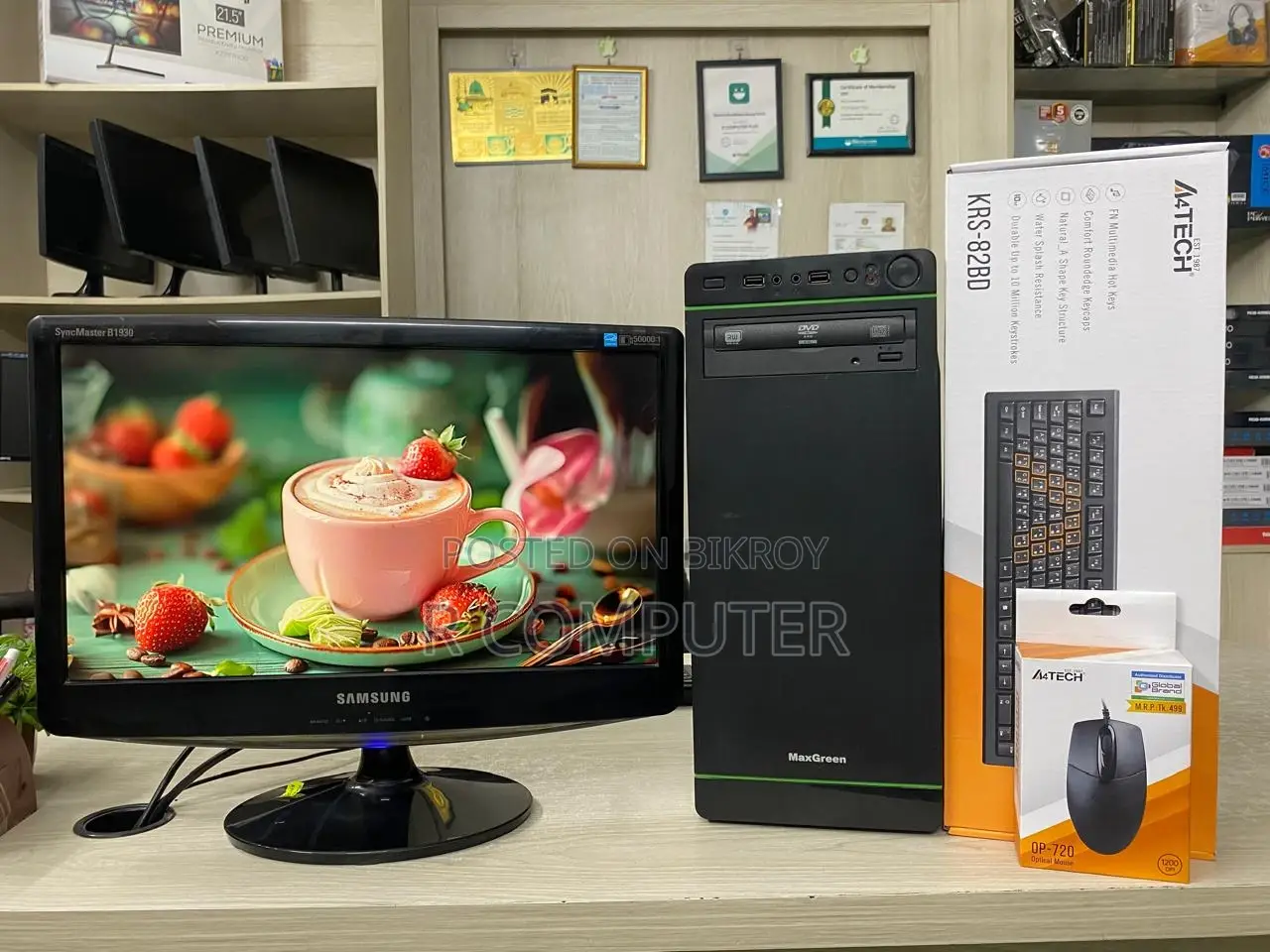 Desktop Computer 8GB Intel Core I5 SSD 128GB