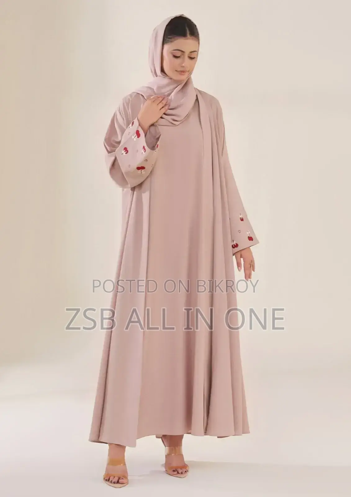 Koti Borka With Inner and Hijab Full Set