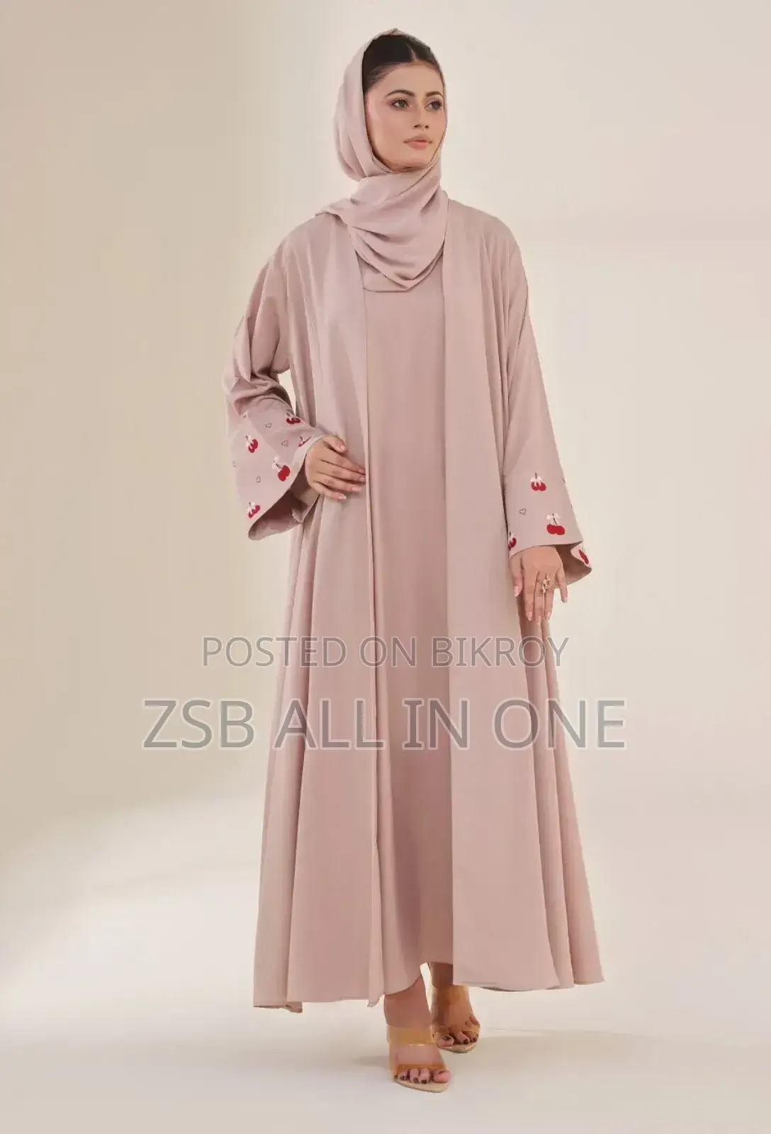 Koti Borka With Inner and Hijab Full Set