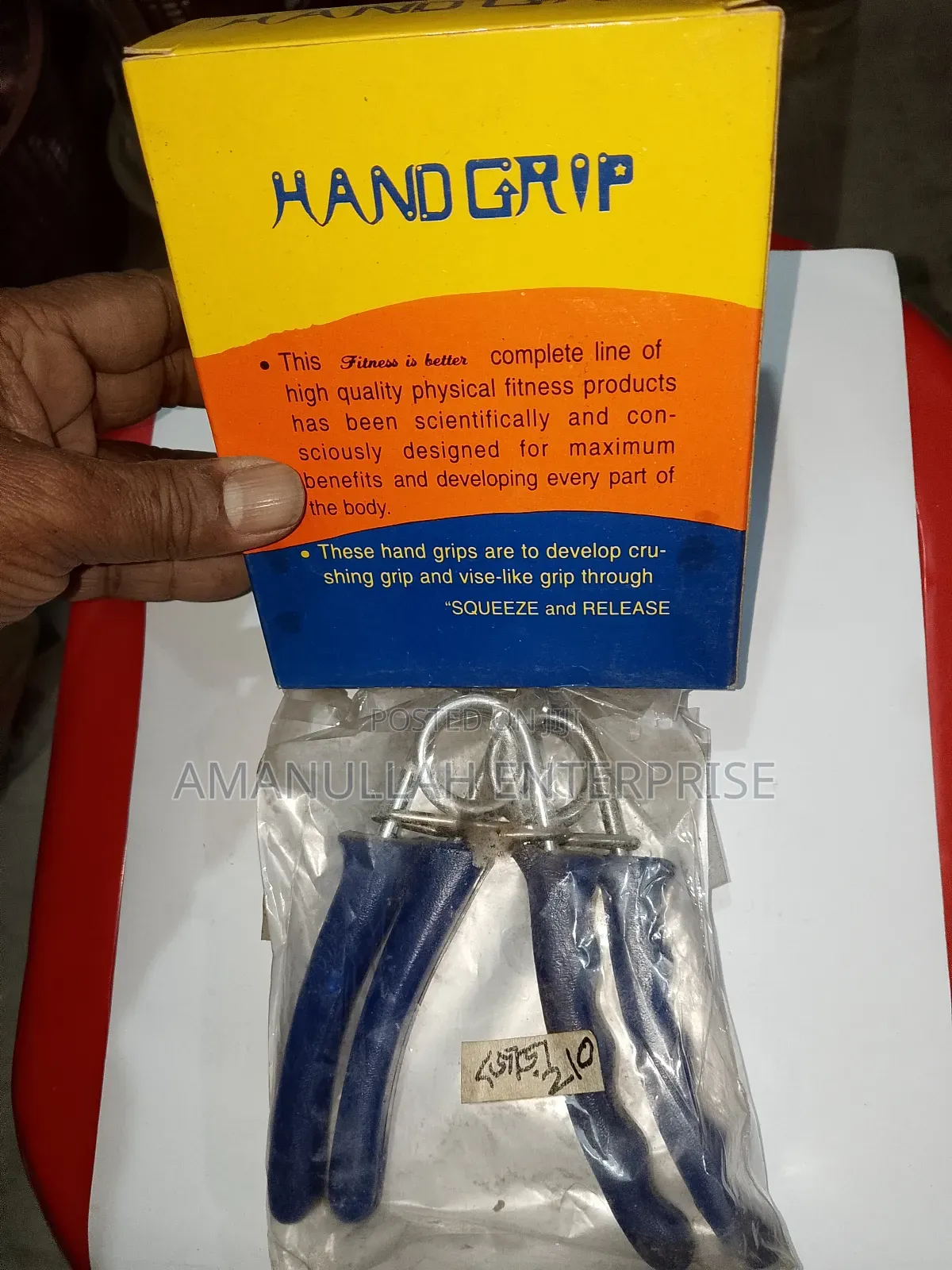 Hand Grip Exercisers Used for Strength Training in Fitness and Sports