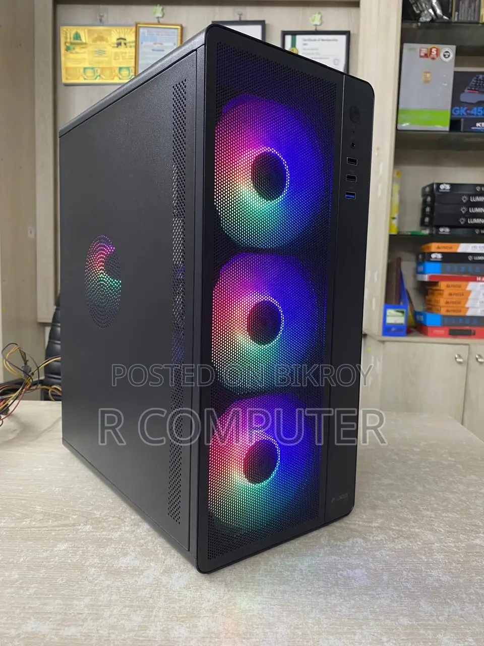 New Desktop Pc Intel Core I5 ( 4th Gen)_ram 8gb SSD 128gb_rgb
