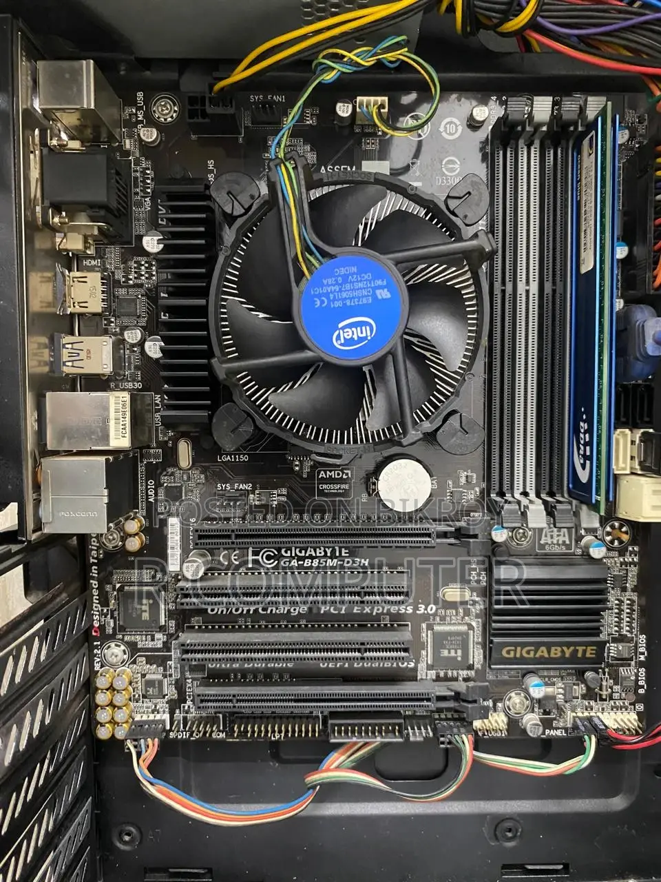 Desktop Pc Intel Core I5 4th Gen_ssd 180gb_ram 8gb_gigabyte-B*85 Board