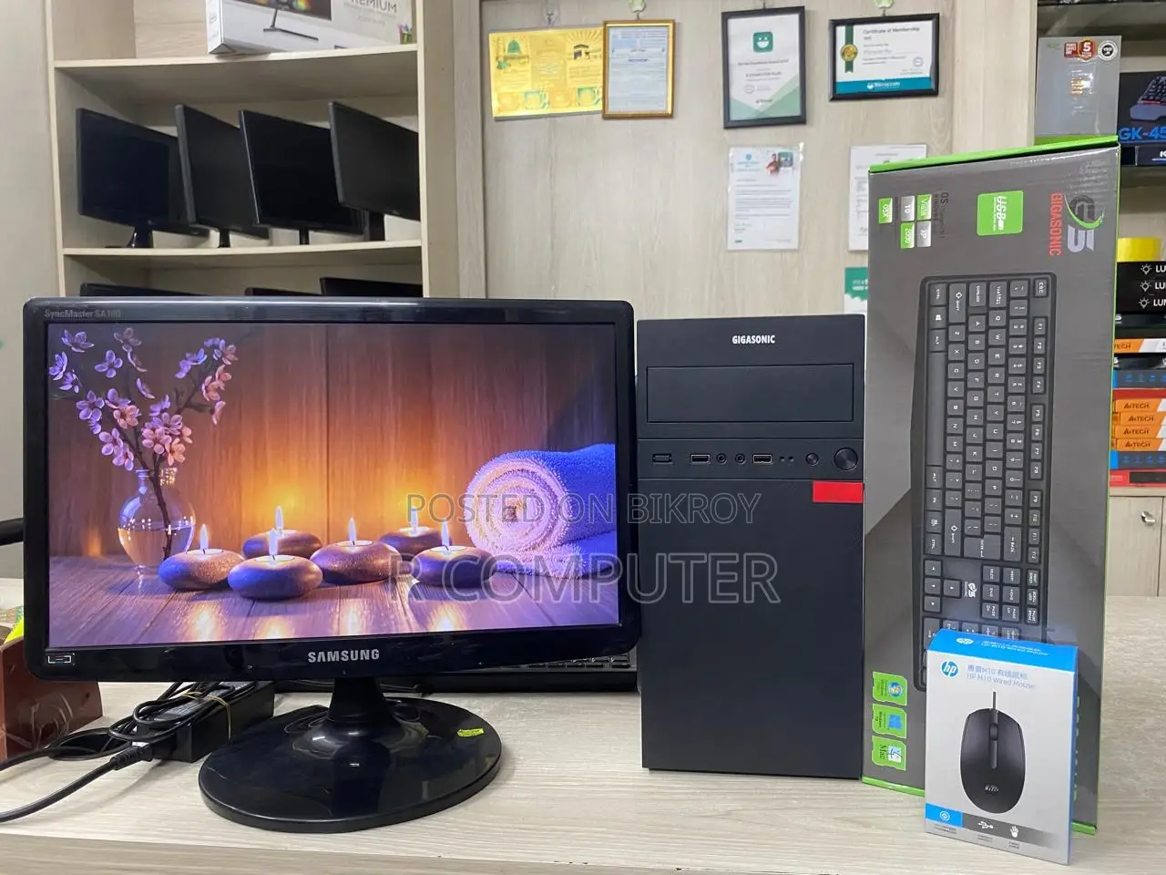 Desktop Computer 8GB Intel Core I5 SSD 256GB