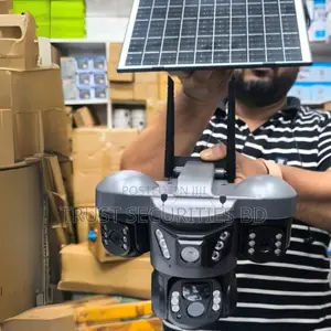 V380 4g 3 Lens 3 Screens Solar Camera