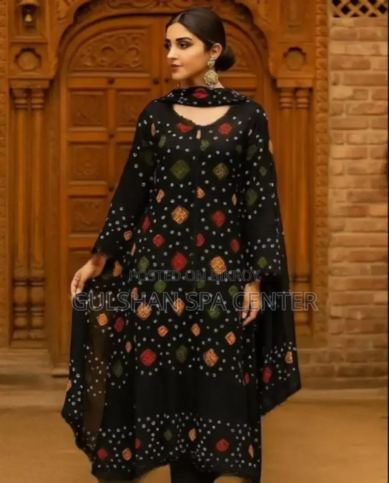 New Readymade Girls Cotton Skinprint Lace Work Salwar Kameez