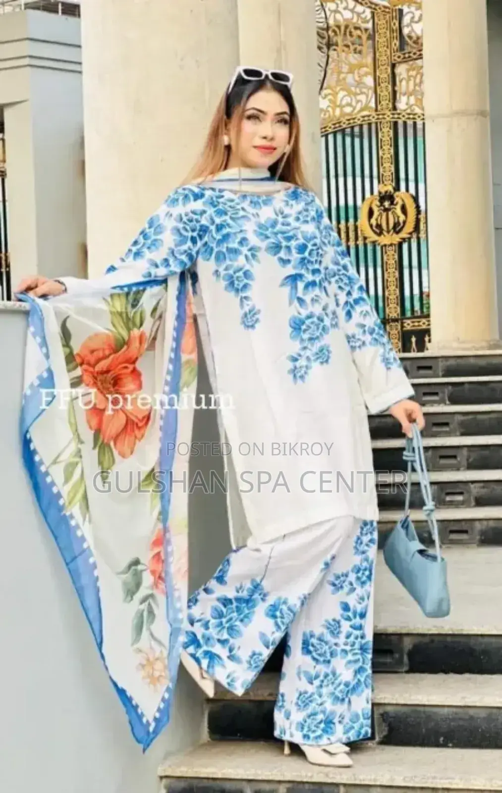 New Readymade Girls Cotton Skinprint Lace Work Salwar Kameez