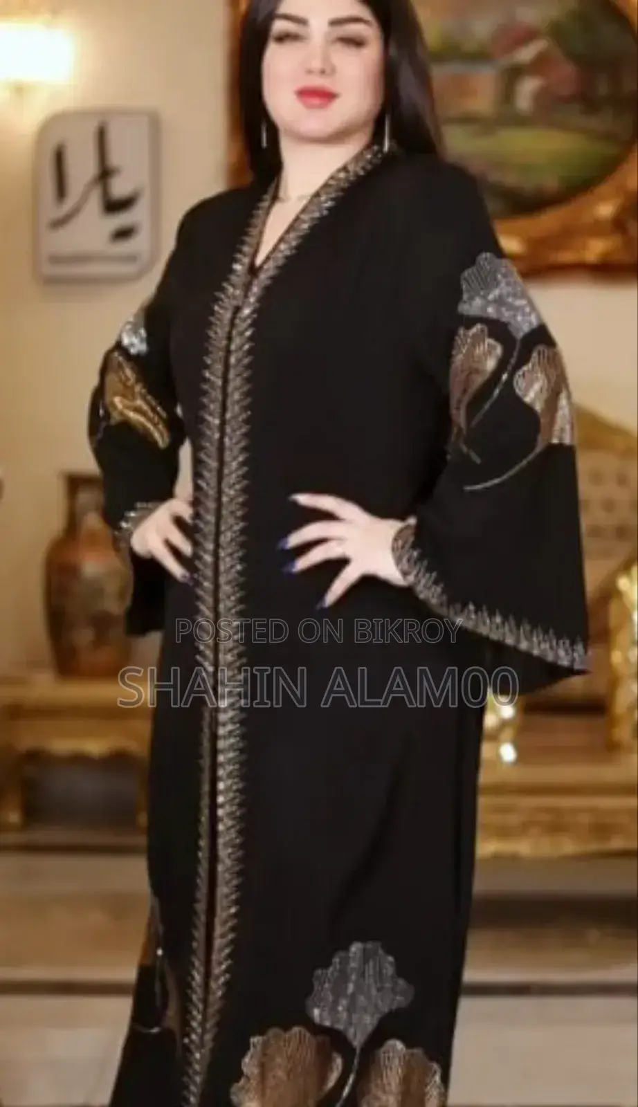 দুবাই কোটি বোরকা সেট হিজাবসহ