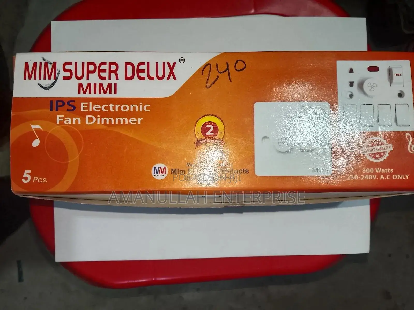 Ips Electronic Fan Dimmer.