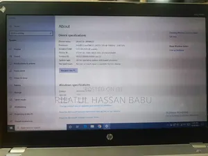 ল্যাপটপ HP 240 G3 8GB Intel Core I5 SSD 128GB