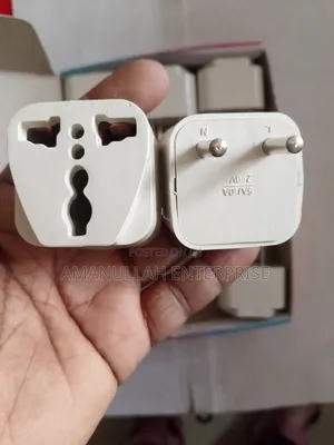ইউনিভার্সাল ট্রাভেল প্লাগ অ্যাডাপ্টার ৩-পিন থেকে ২-পিনে রূপান্তরকারী ১২ পিস