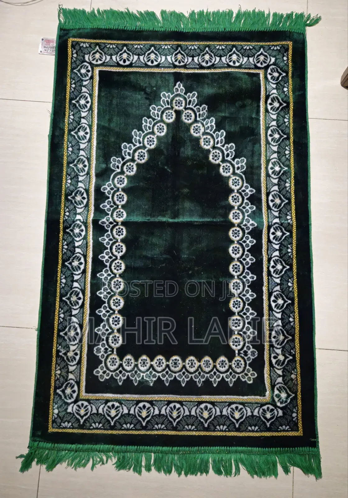 Green Prayer Mat (Jainamaz জায়নামাজ)