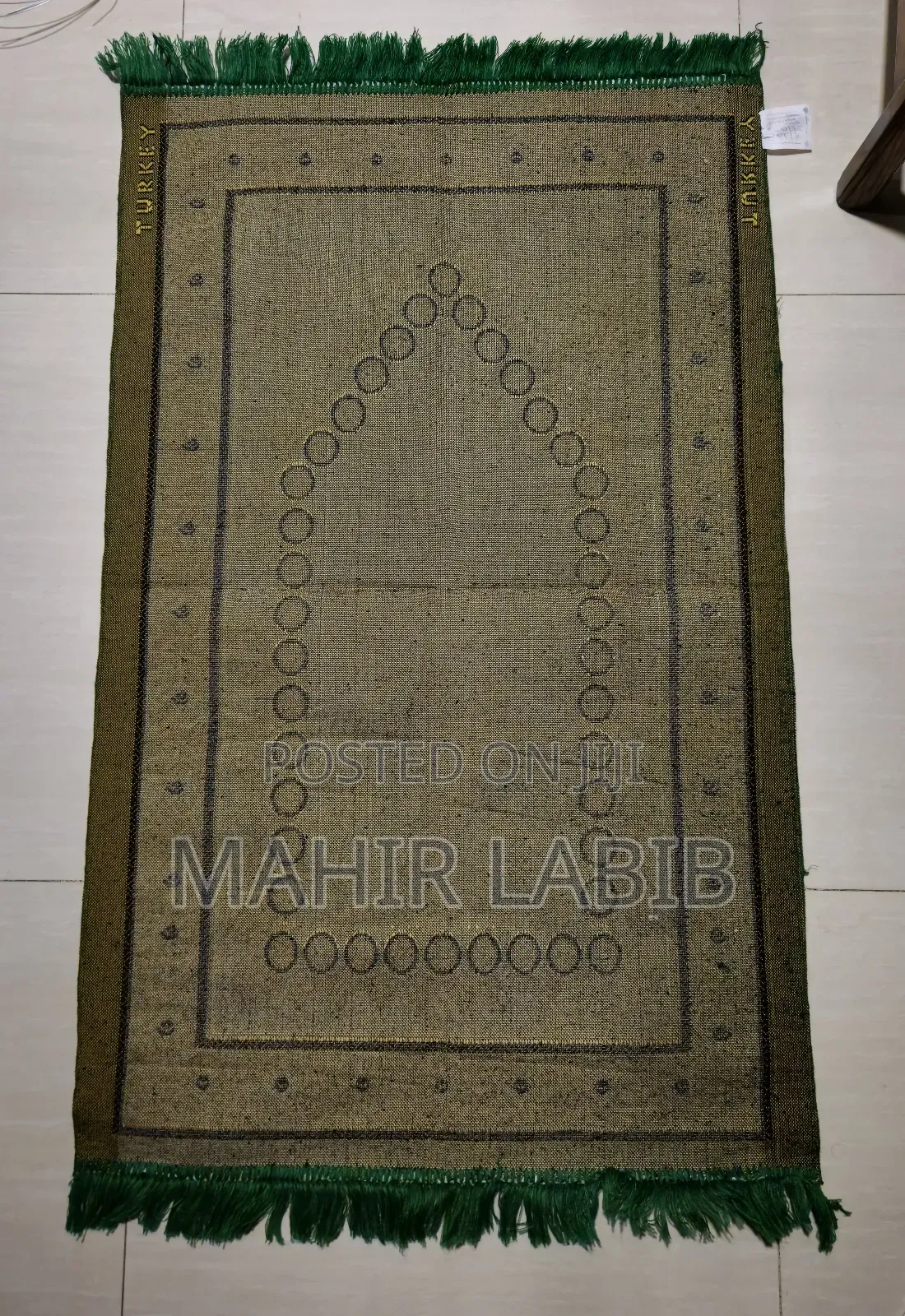 Green Prayer Mat (Jainamaz জায়নামাজ)