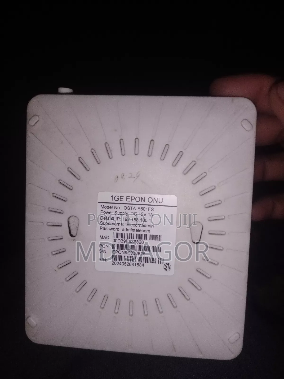 Osta 1ge Epon Onu (Model: Osta-E501fs) For Sale